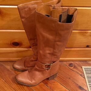 Naturalizer Tan Heeled Boots